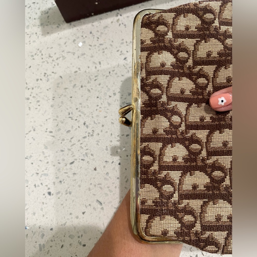 AUTHENTIC DIOR VINTAGE TROTTER DIORISSIMO CLUTCH - Picture 6 of 7